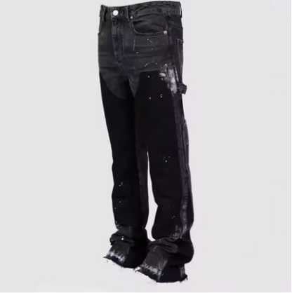 Flared Jeans black